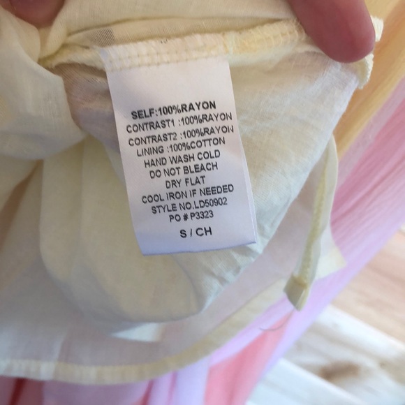 Large Sleeveless Front Color Block Maxi Dress - Picture 8 of 8